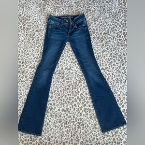 American Eagle Outfitters Dark Blue Flare Jeans